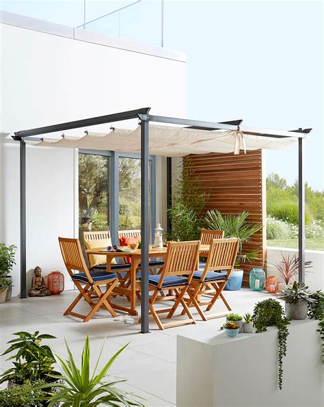 pergola with sheet metal roof|metal pergola with retractable roof.